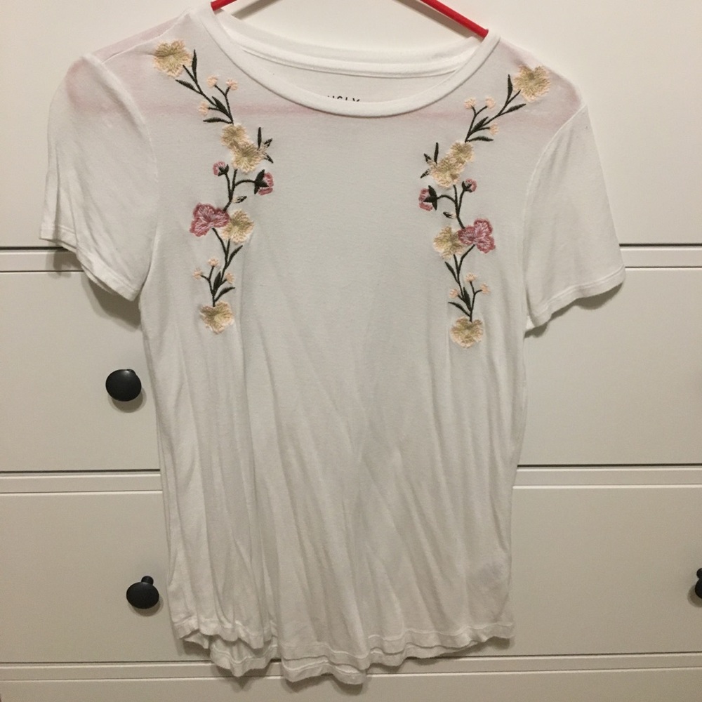 Aeropostale Floral Embroidery shirt